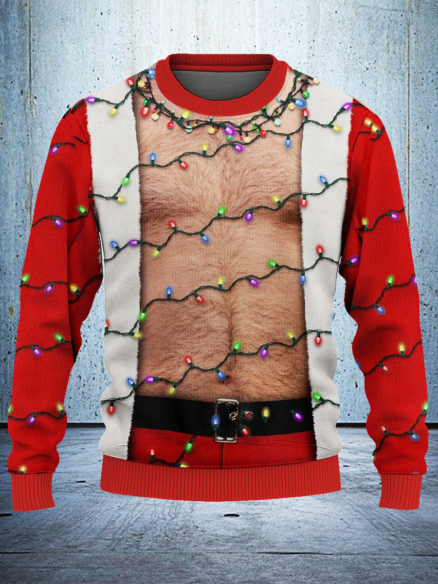 Funny Christmas Humorous Ugly Hoodie