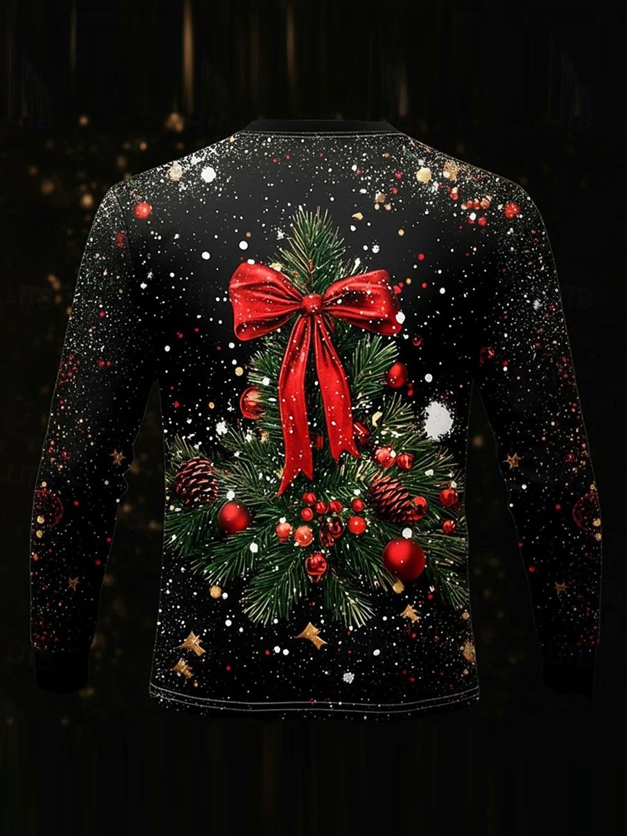 Christmas Men's Dress Long-Sleeve T-Shirt