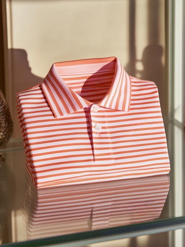 Men's Classic Business Logo Button Short Sleeve Polo Shirt