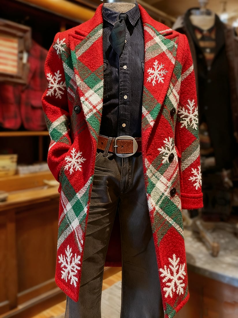 Men's Vintage Christmas Party Casual Jacket