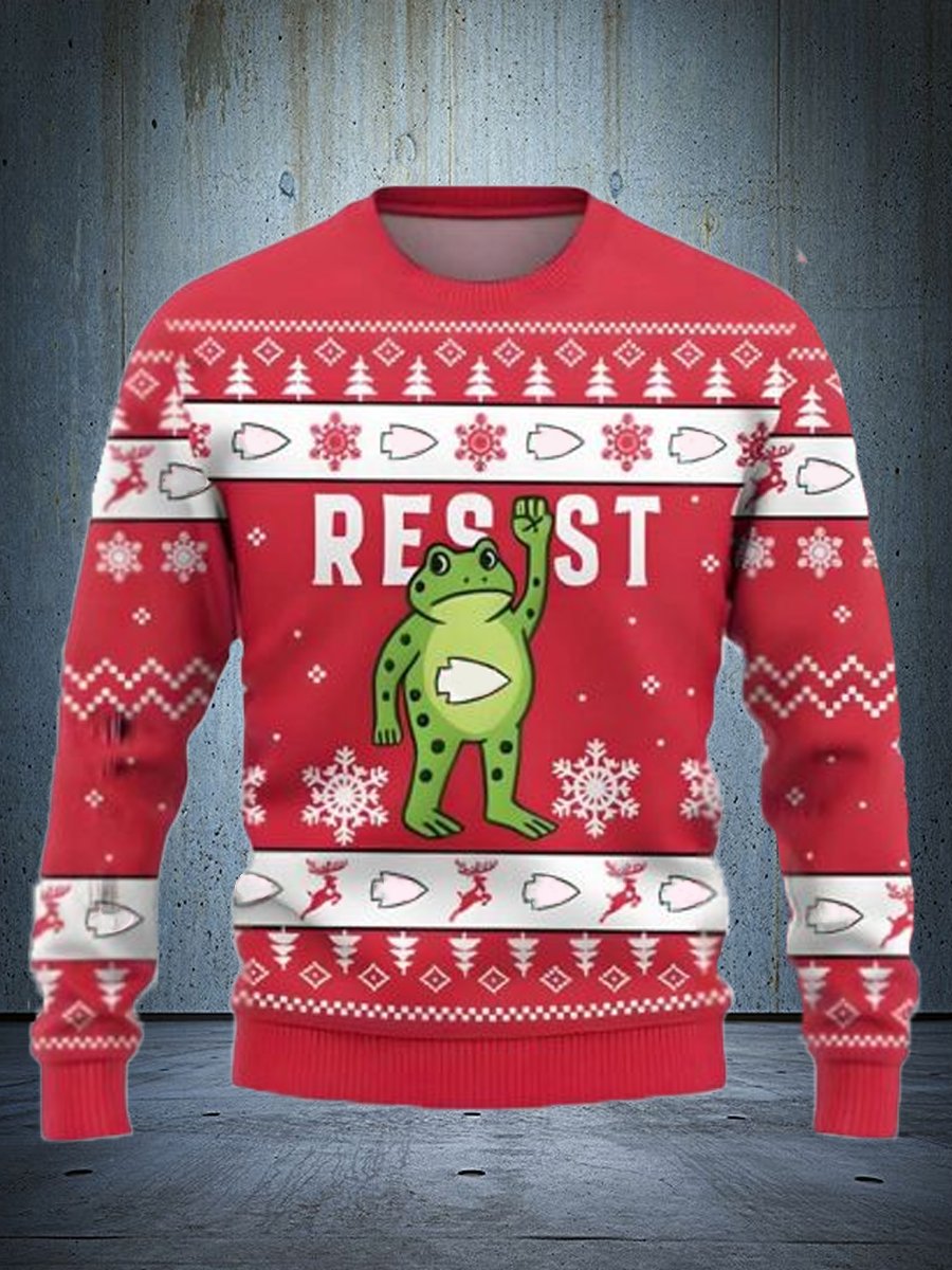 Funny retro ugly Christmas sweatshirt