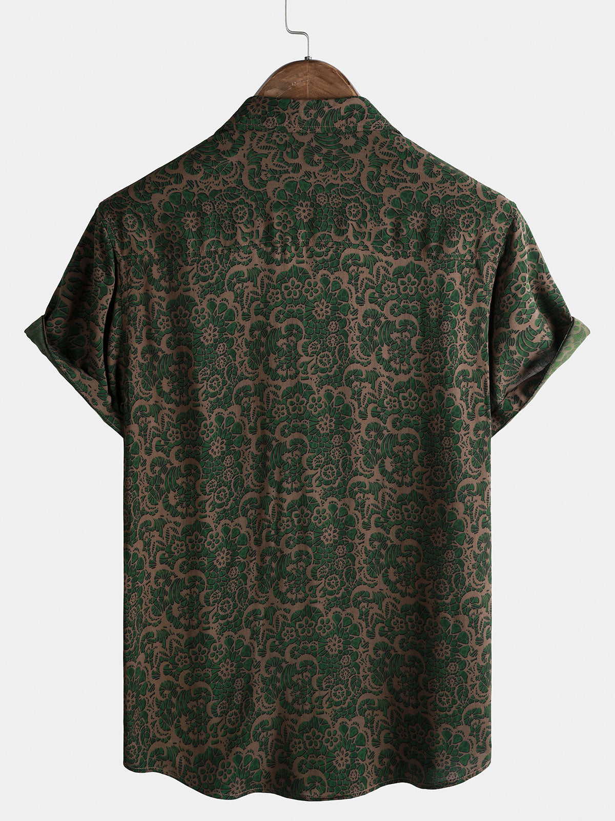 Men's Vintage Lightweight Breathable Rayon Hawaiian Vacation Shirt