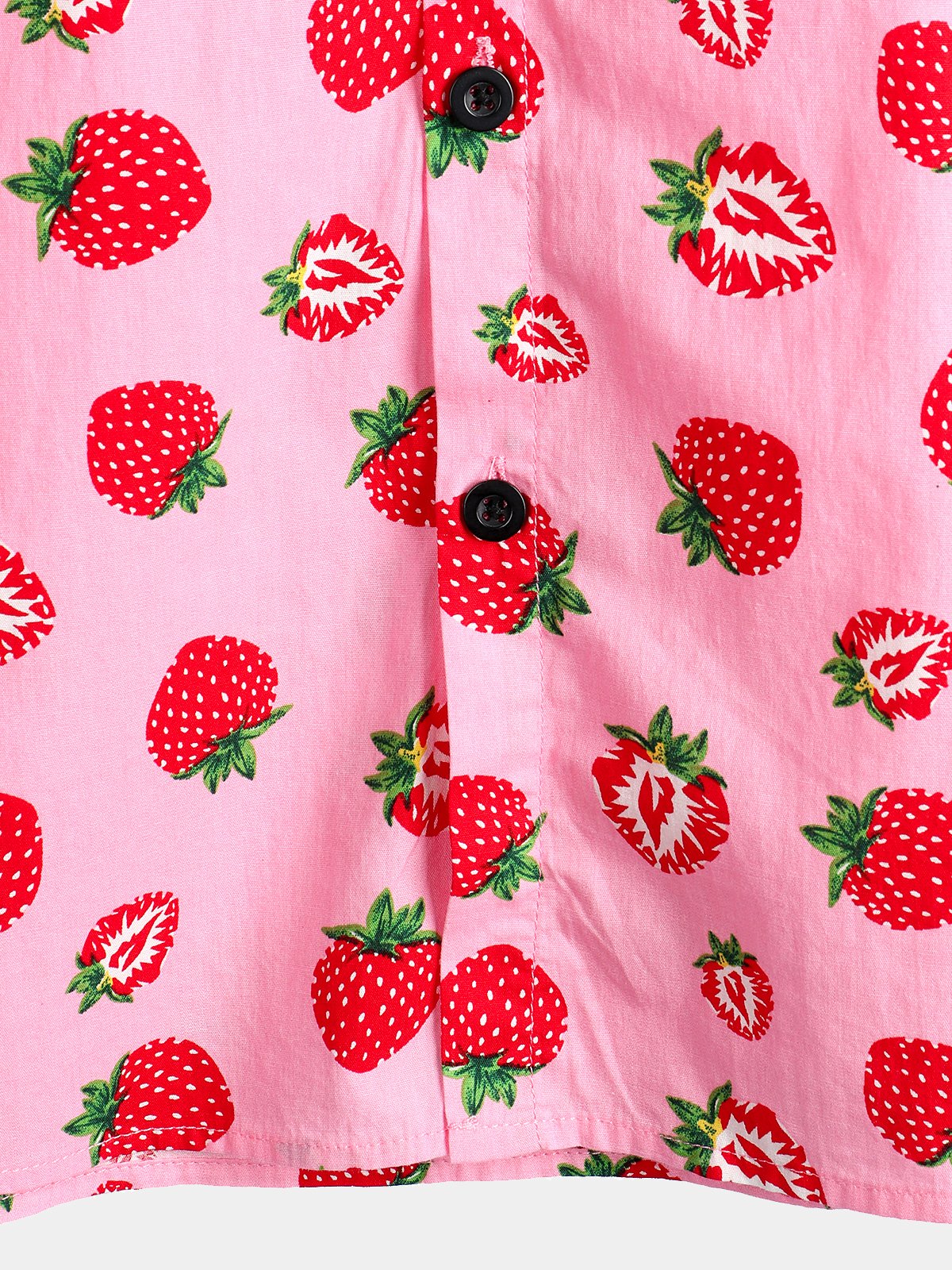 Men's Strawberry Print Short Sleeve Shirt