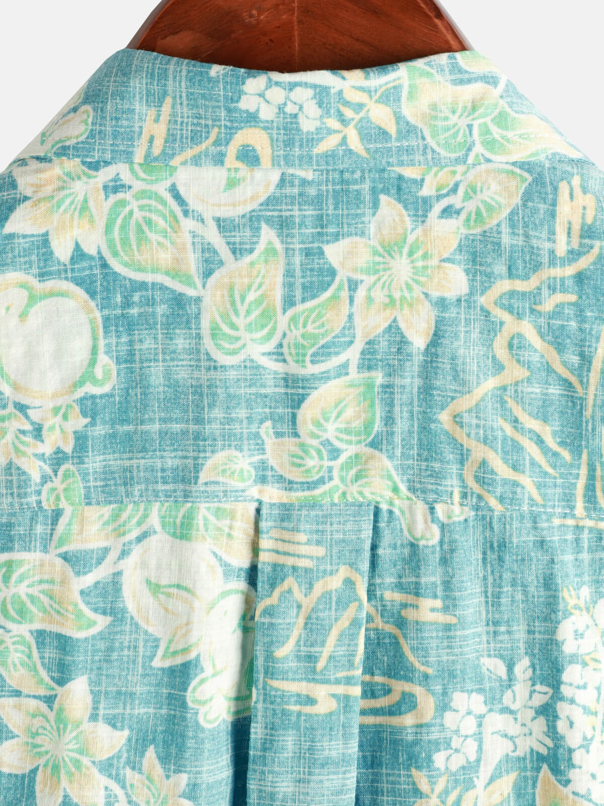 Men's Vintage Hawaiian Tropical Floral Print Pocket Beach Summer Short Sleeve Button Shirt