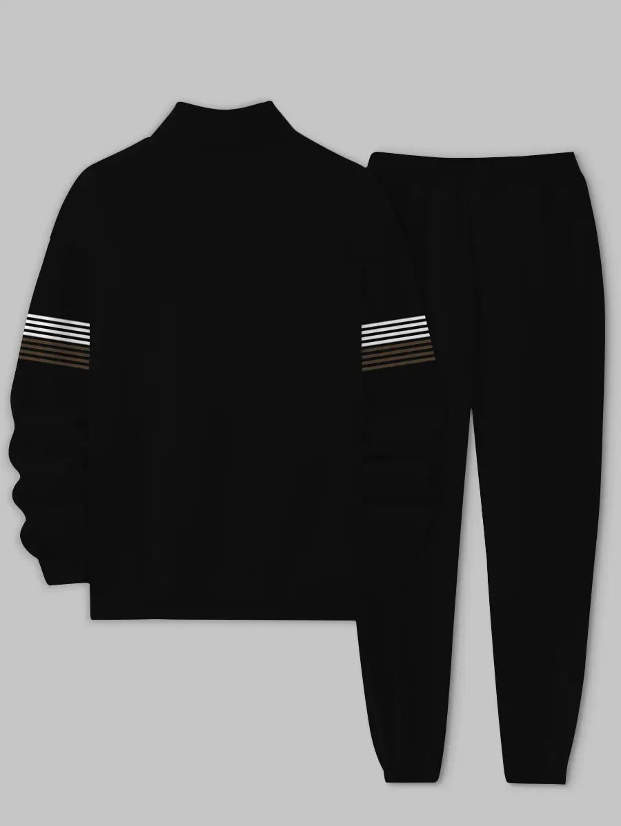 Relaxed Zipper Long Sleeve Two Piece Set