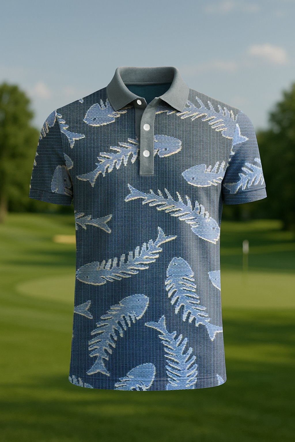Men's Classic Business Old Money Button Short Sleeve Polo Shirt