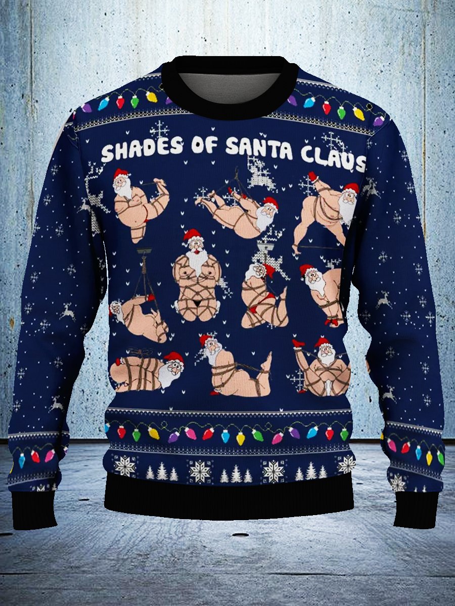 Funny Santa Claus Christmas Ugly Sweater
