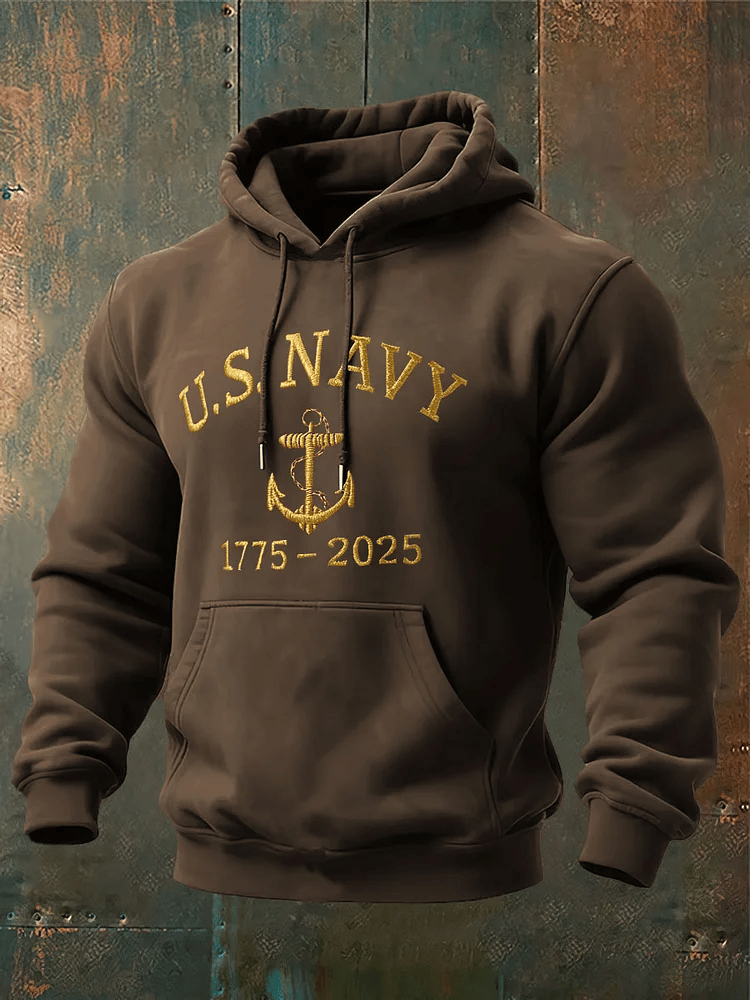 Men's US Veteran Print Hoodie