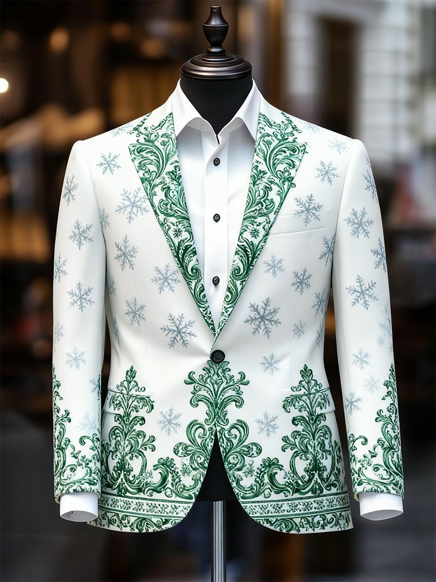 Men's Business Casual Christmas Suit Outerwear