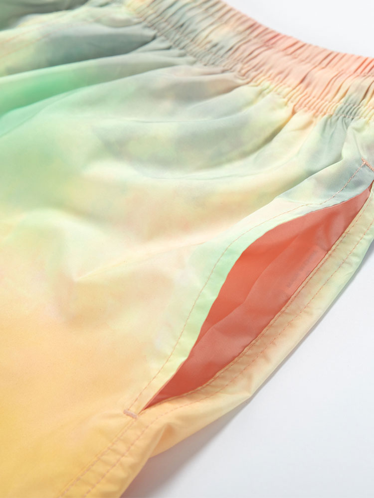 Ombre Print Swim Shorts