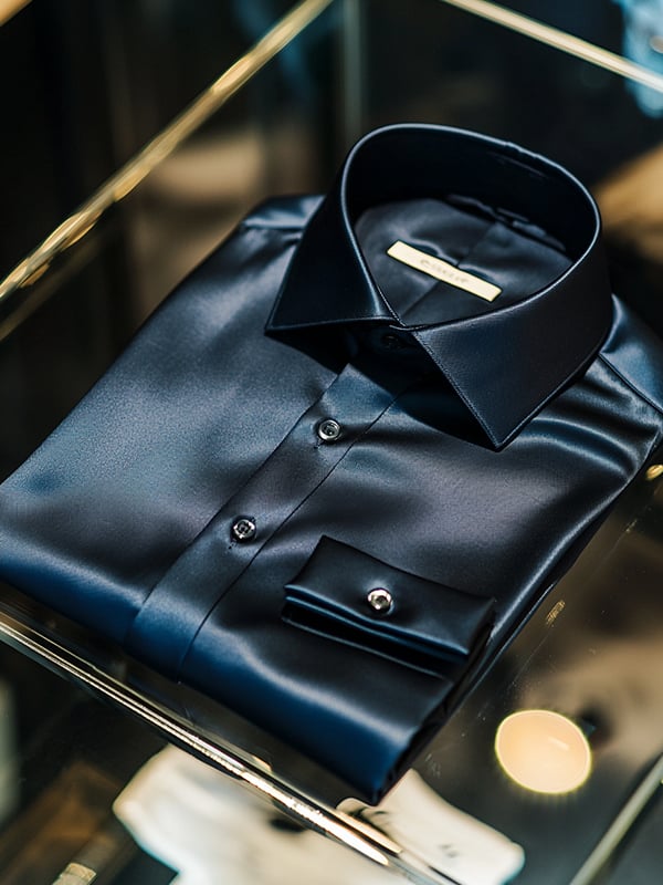Men's Business Casual Solid Color Lapel Short Sleeve Shirt