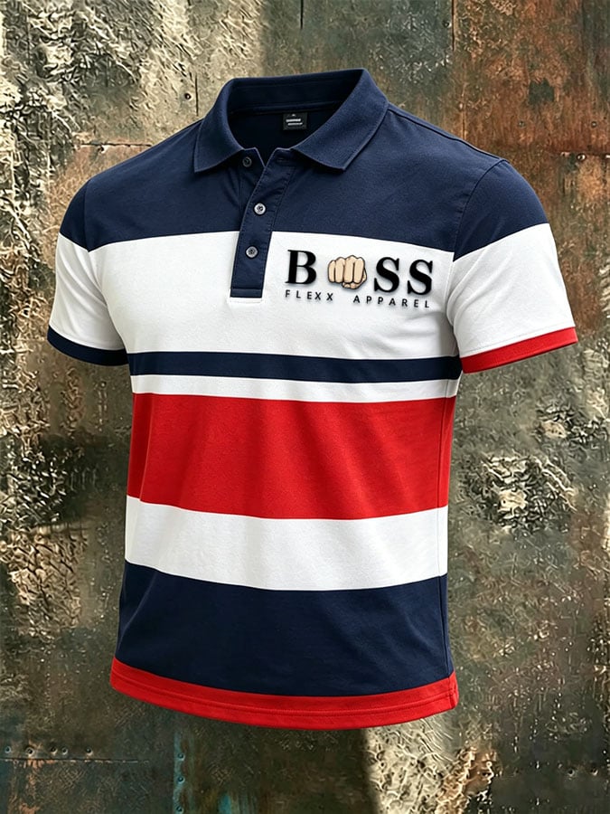 Men's Short-Sleeve Business Polo Shirt