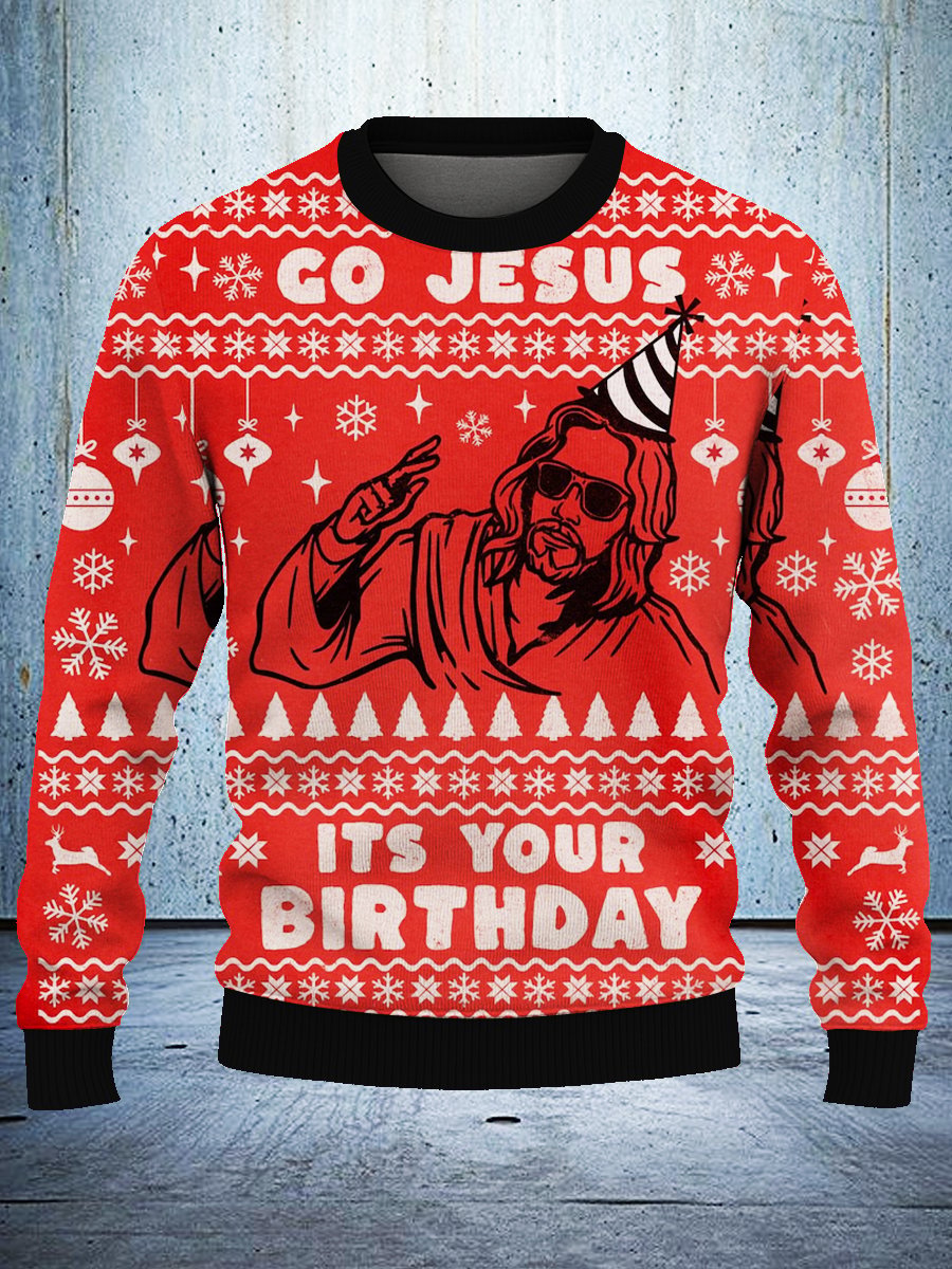 Funny Jesus Ugly Christmas Sweatshirt