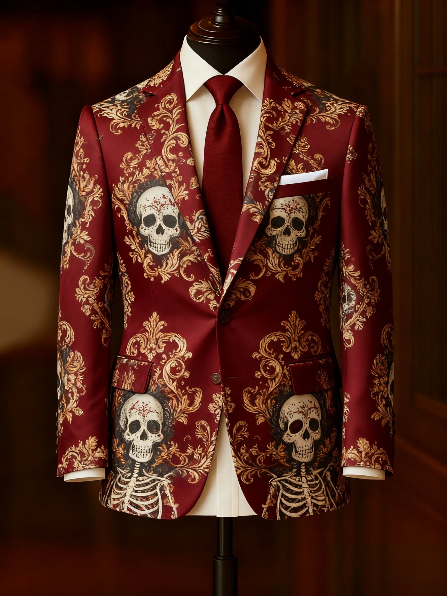 Men's Business Casual Christmas Suit Outerwear