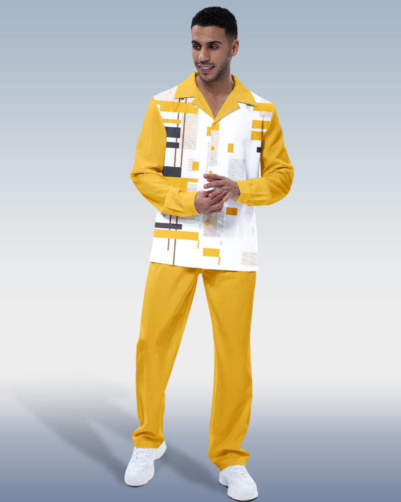 Suitmens Suitmens Men's Walking Canary - Long Sleeve Men's Two-Piece Blazer