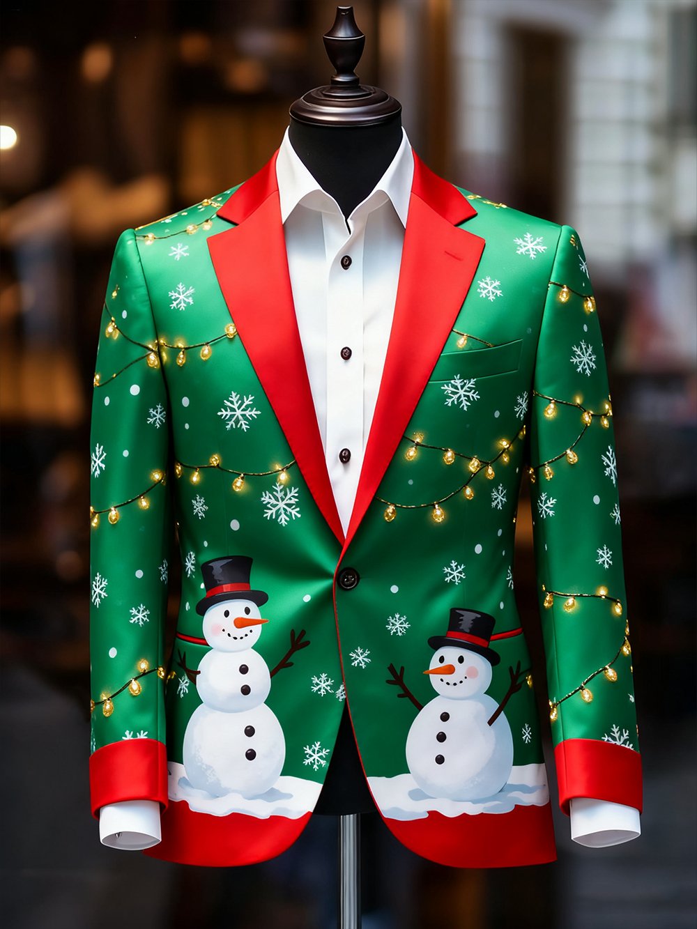 Men's Vintage Casual Christmas Party Blazer