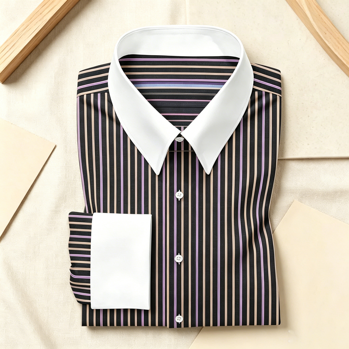 Multi Stripe Dress Shirt