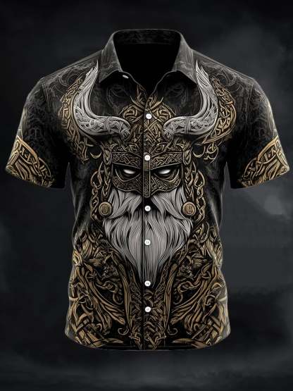 Men's Vintage Dark Viking Shirt
