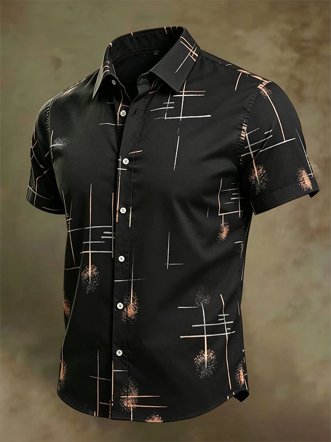 Men'S Short-Sleeve Business Shirt