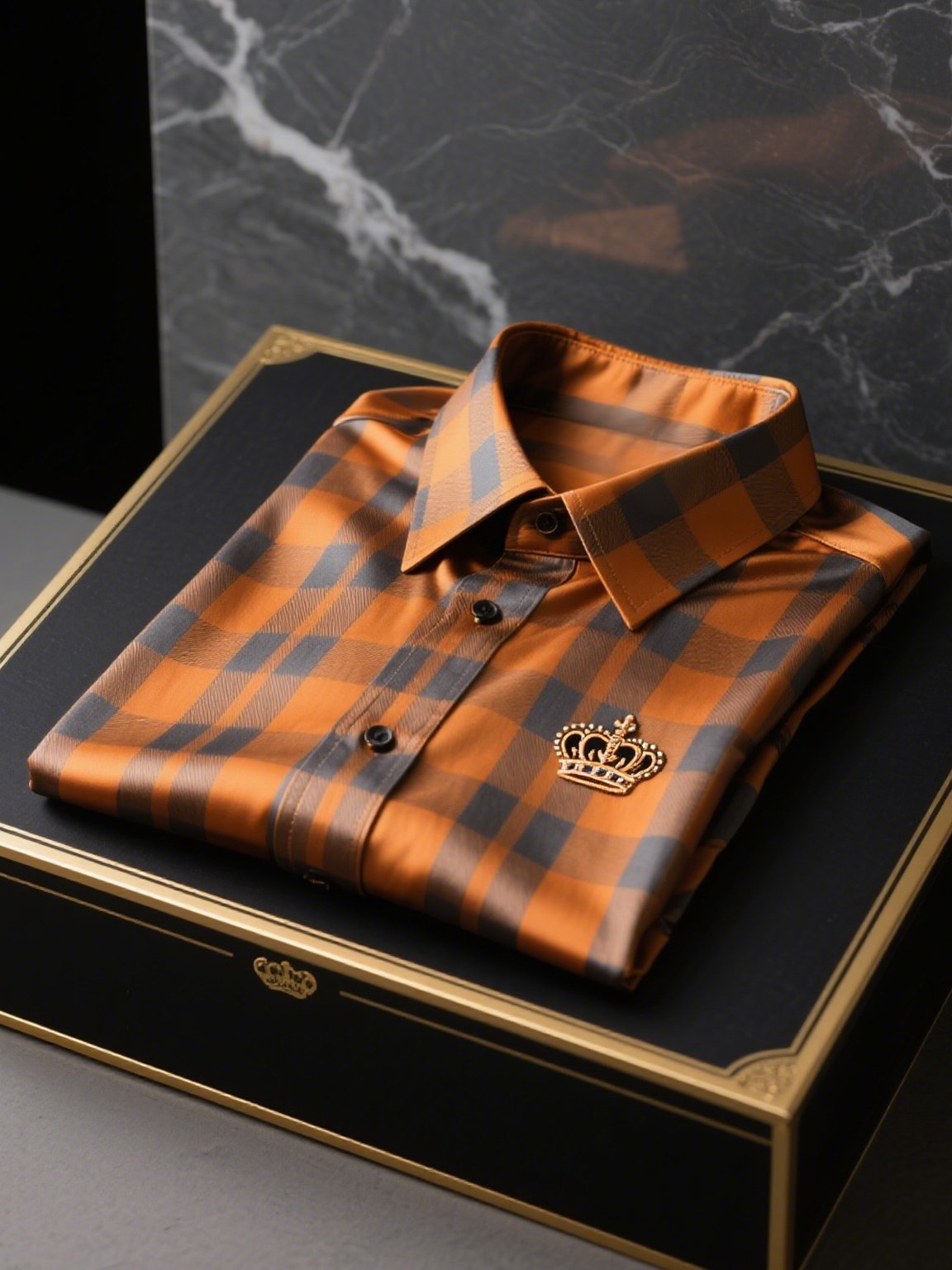 Men's Satin Luxury Business Striped Short Sleeve Button Shirt