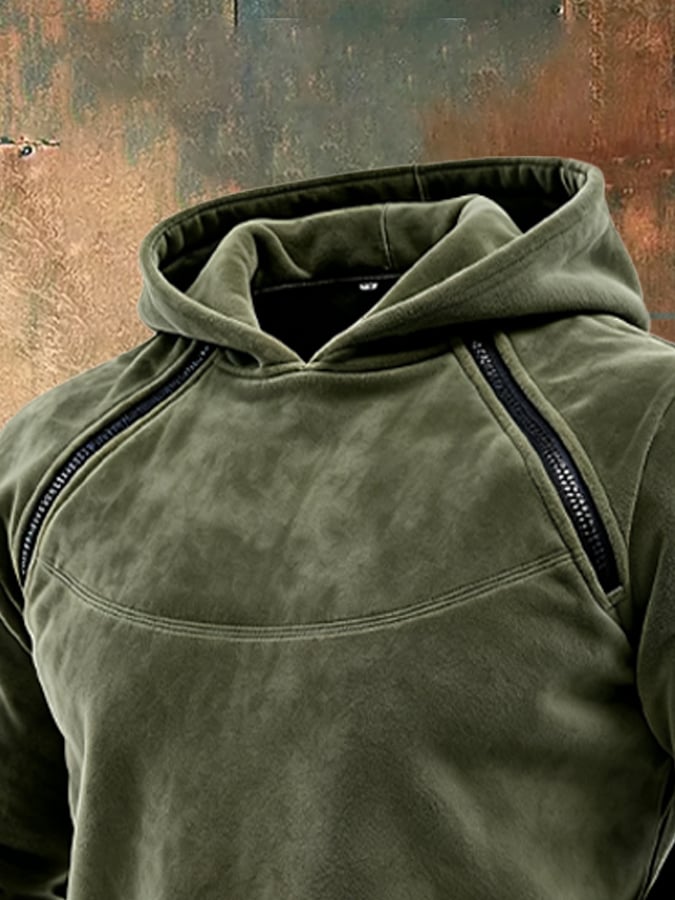 Men's Retro Outdoor Tactical Zipper Sweatshirt