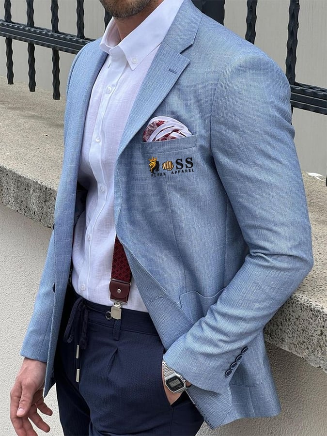 Men's Business Casual Lapel Suit