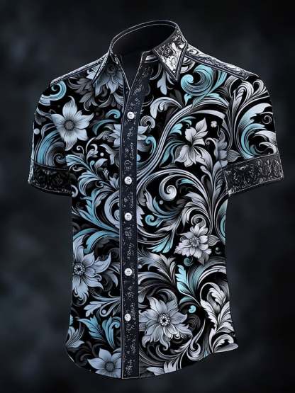 Men's Vintage Gothic Dark Shirt