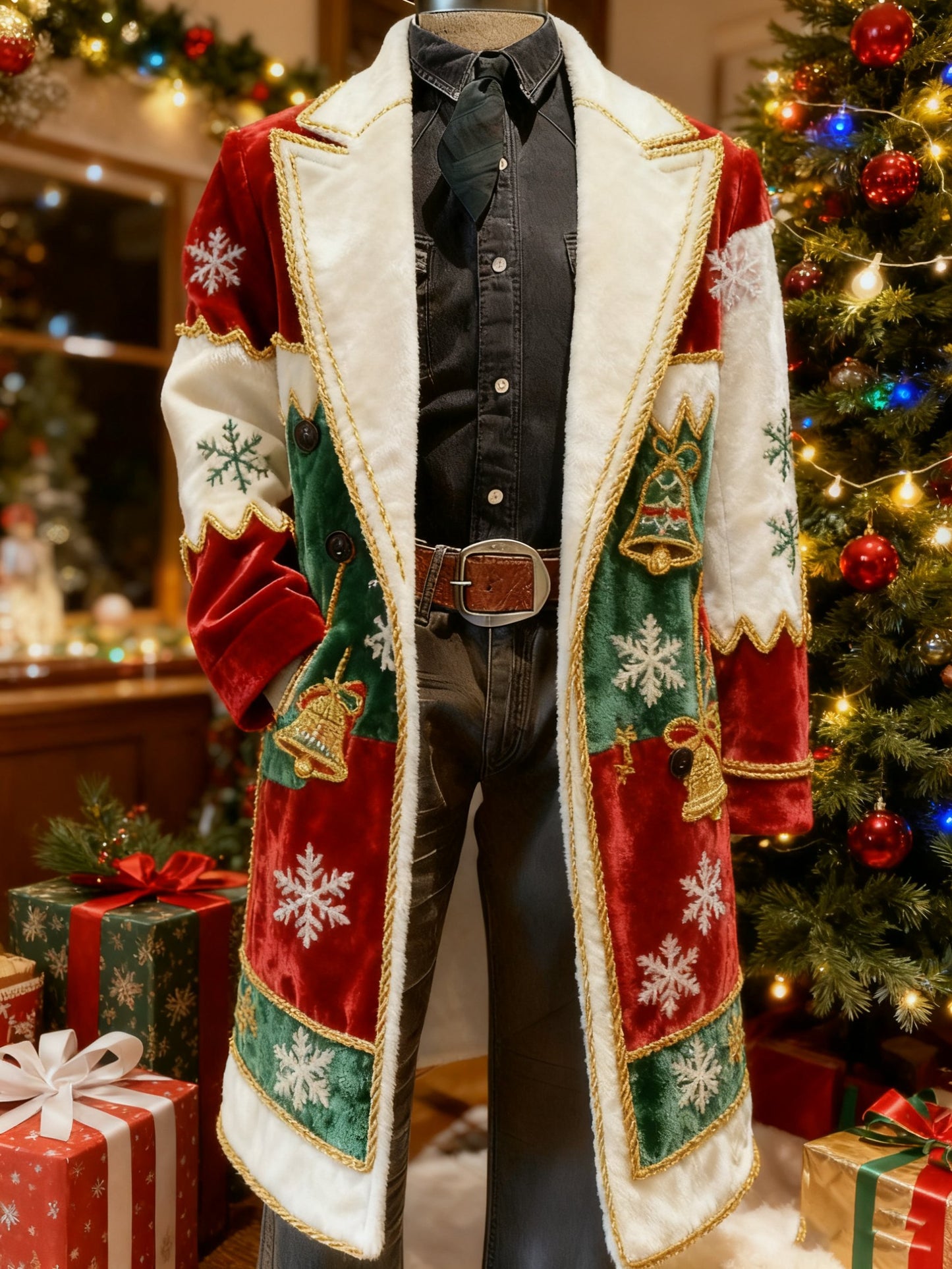 Men's Vintage Christmas Party Casual Jacket