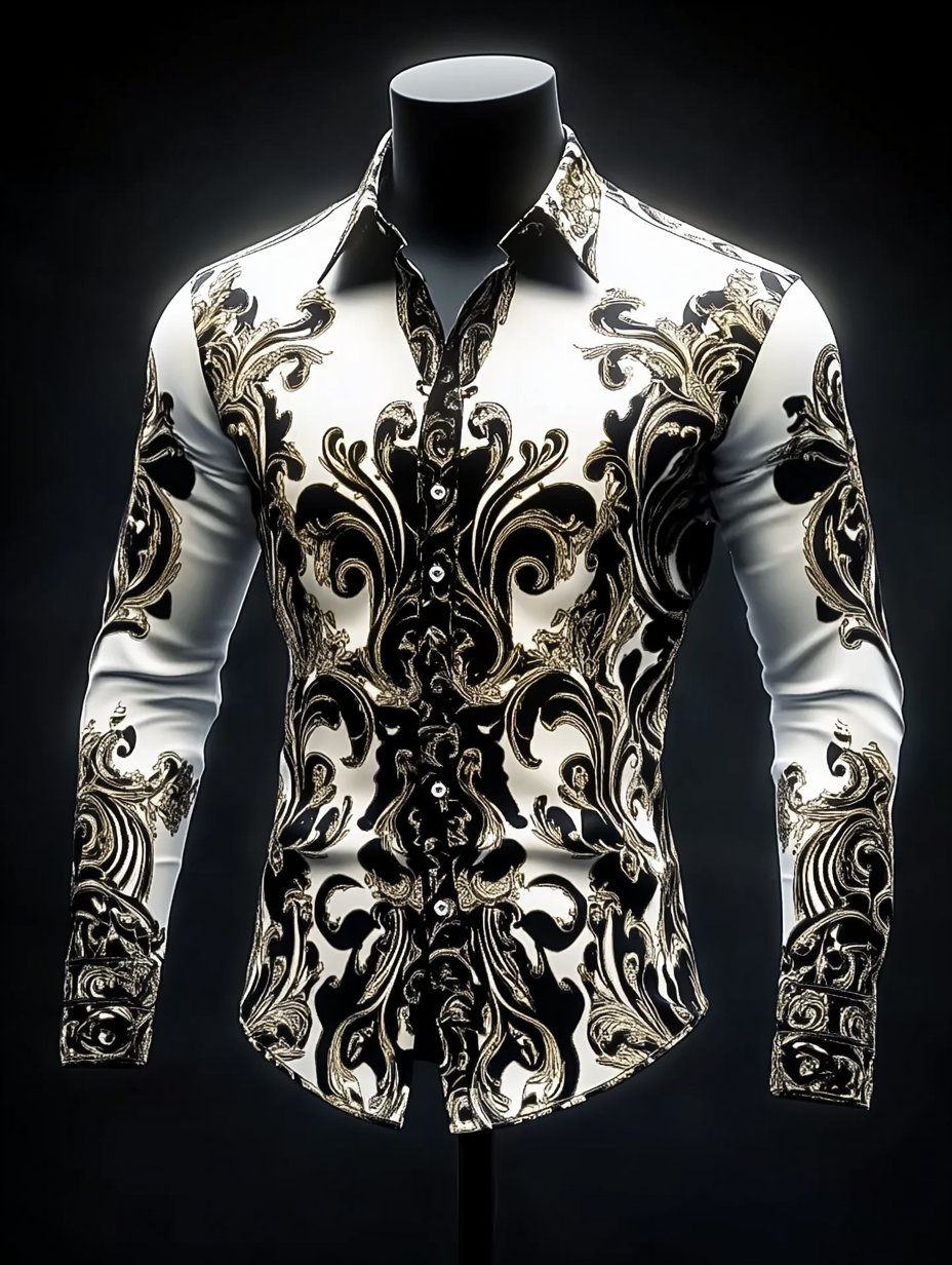 Men's Luxury Gorgeous Long Sleeve Shirt
