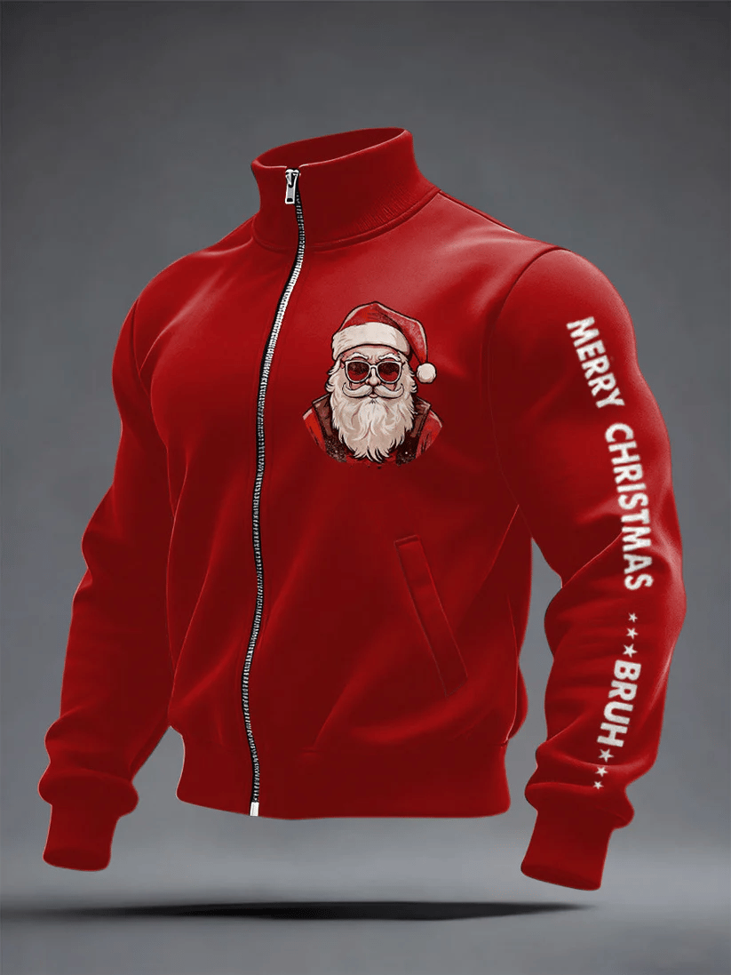 Men's Christmas Print Jacket