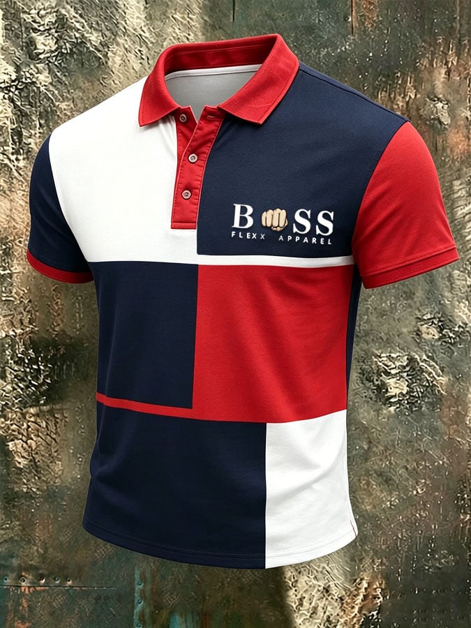 Men's Short-Sleeve Business Polo Shirt