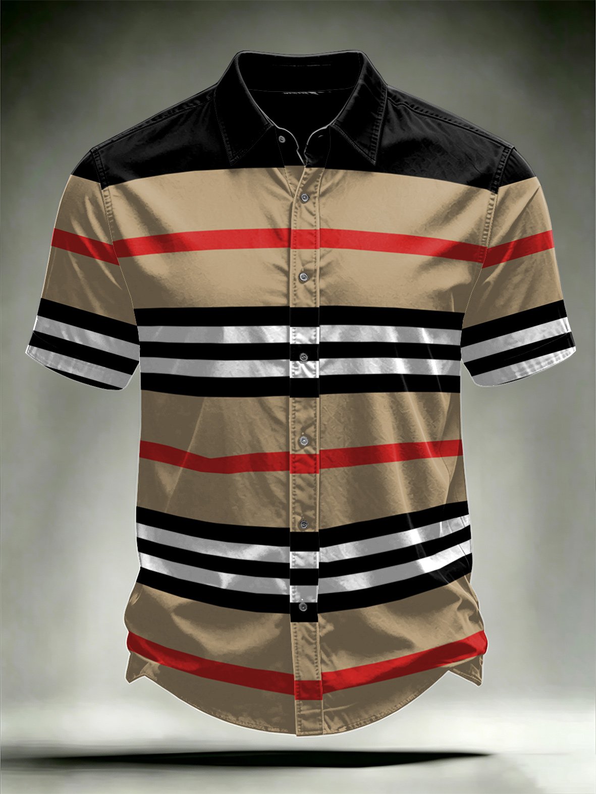 Men's Canadian Print Casual Shirt