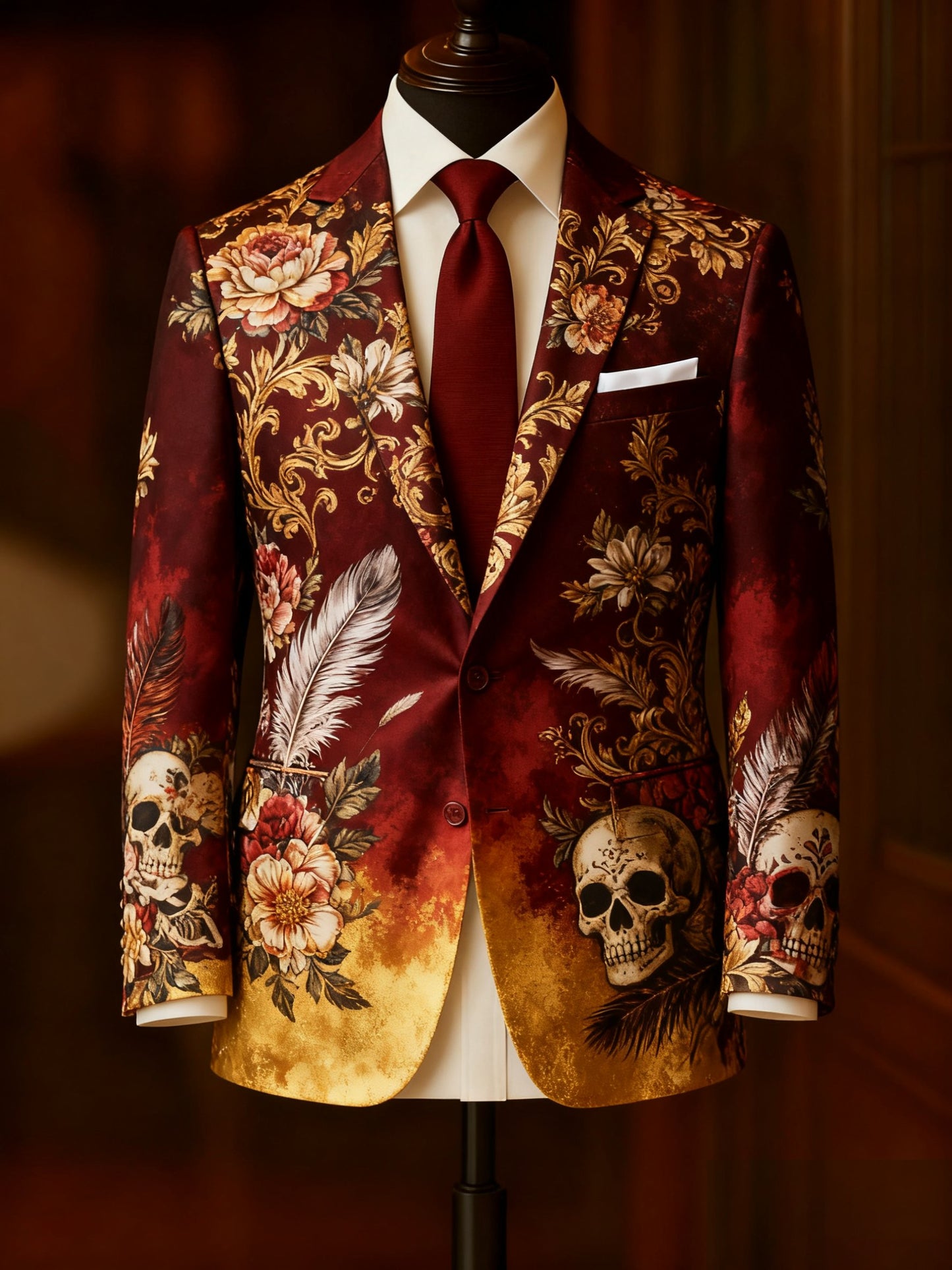 Men's Business Casual Christmas Suit Outerwear