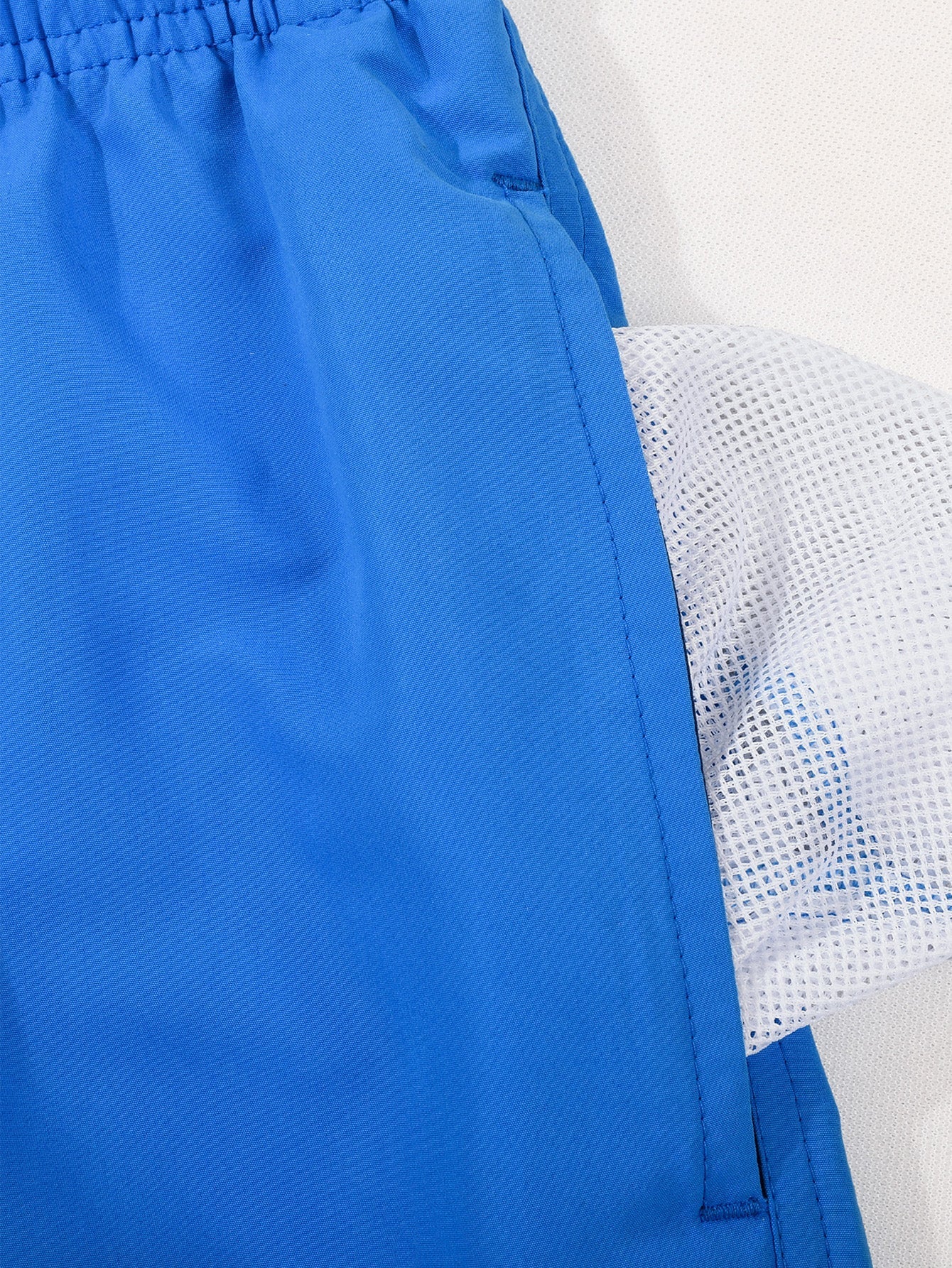 Contrast Waistband Swim Shorts