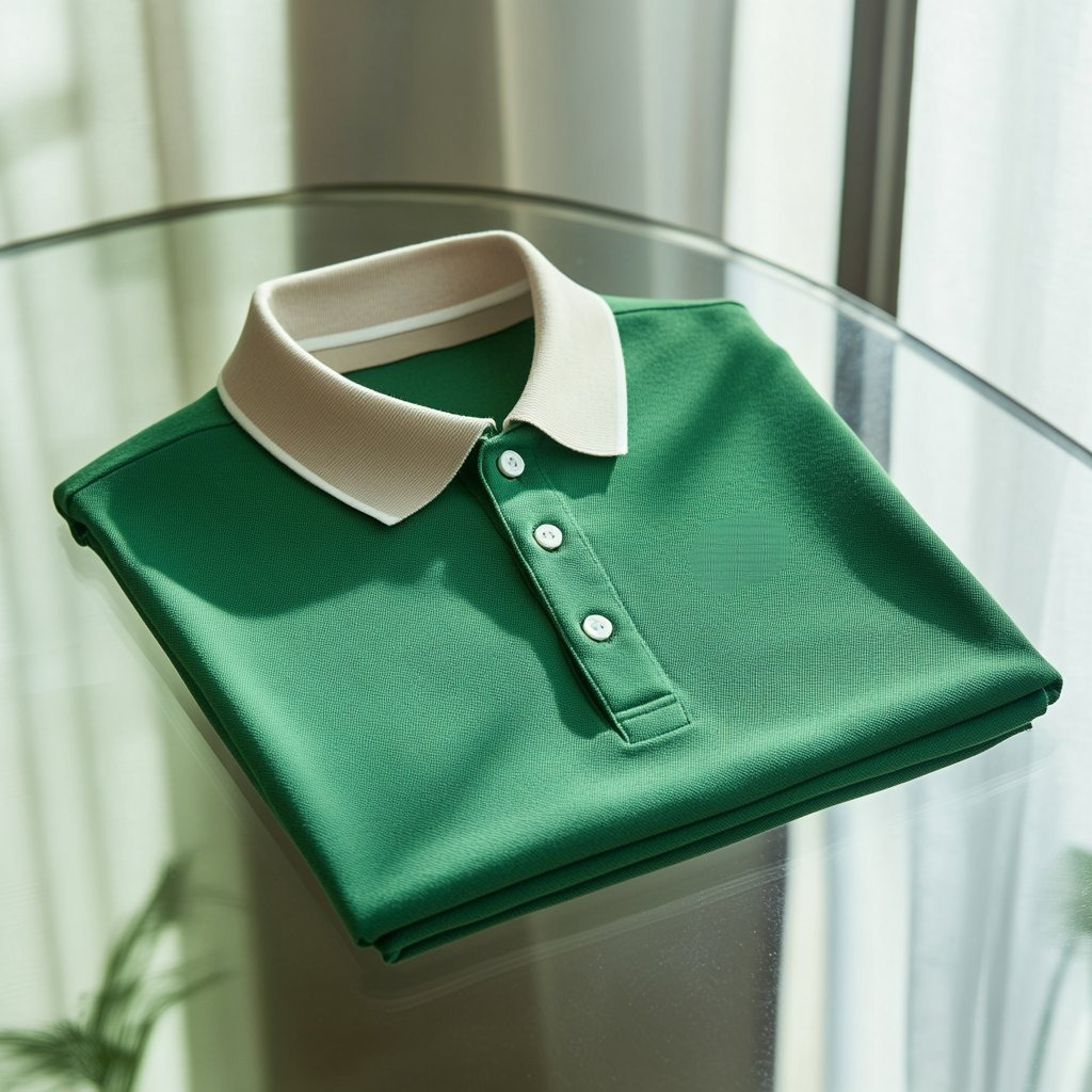 Men's Business Casual Embroidered Button Short Sleeve Polo Shirt