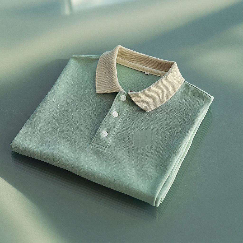 Men's Business Casual Embroidered Button Short Sleeve Polo Shirt