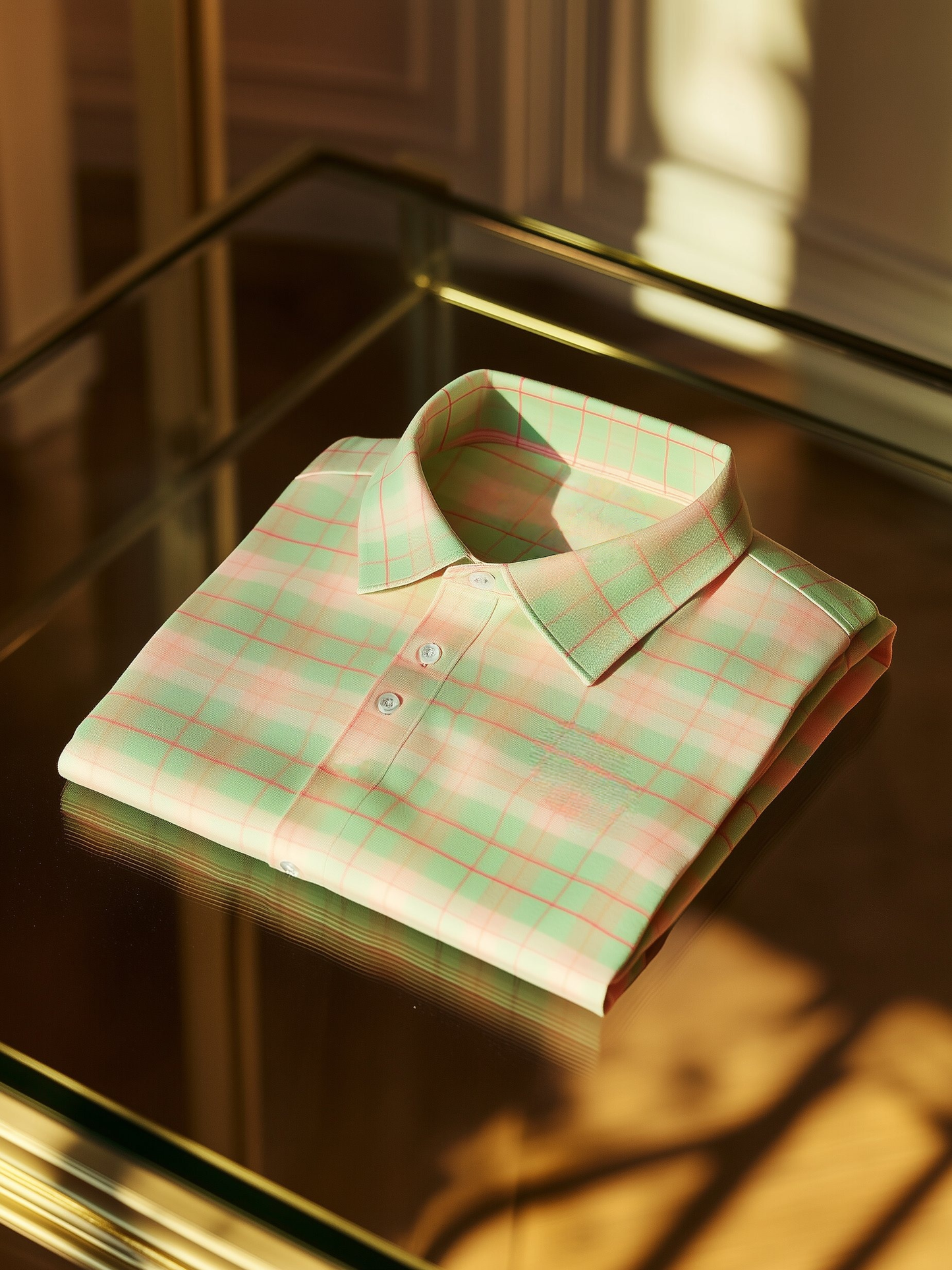 Men's Classic Business Old Money Button Short Sleeve Polo Shirt