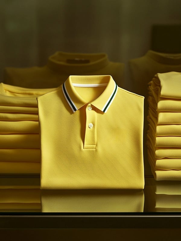 Men's Classic Business Logo Short Sleeve Polo Shirt