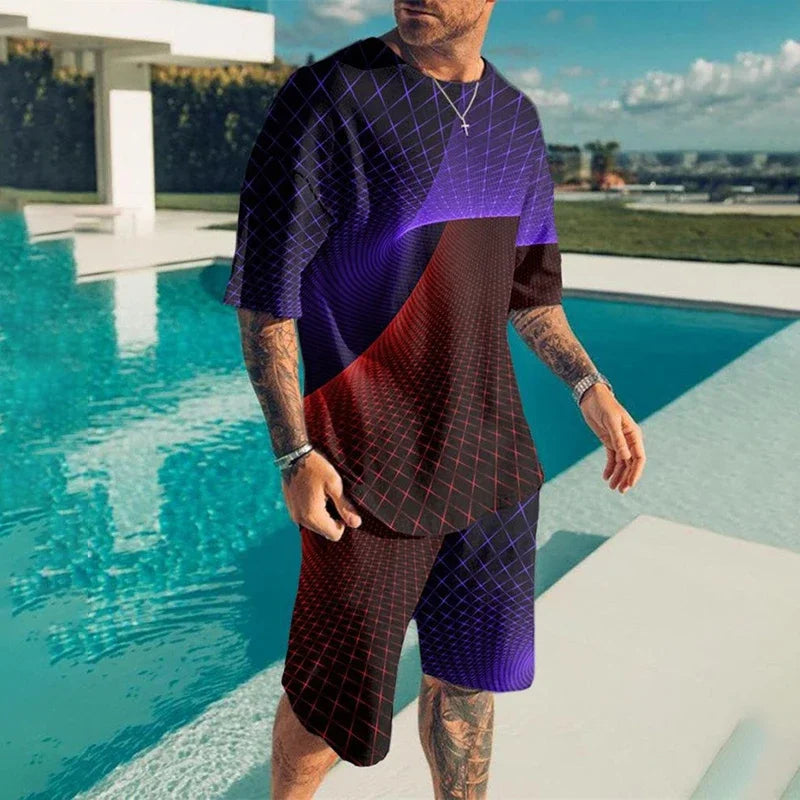 Oversized T-Shirt & Shorts Set