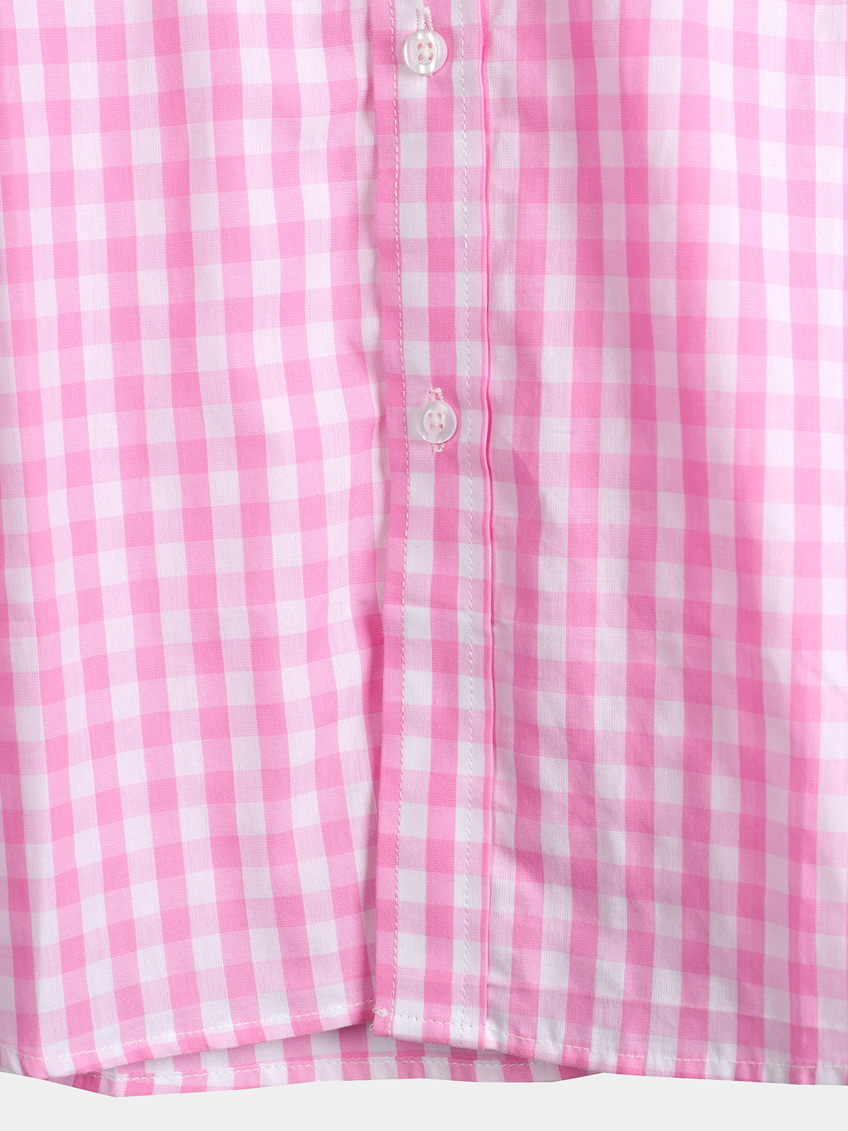 Men's Casual Solid Color Plaid Cotton Pocket Shirt