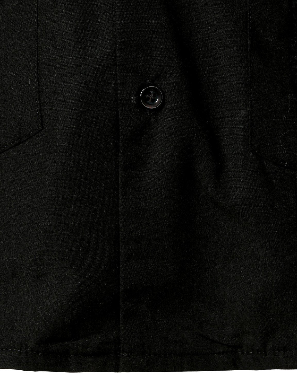 Men's Solid Color Cotton Short Sleeve Shirt