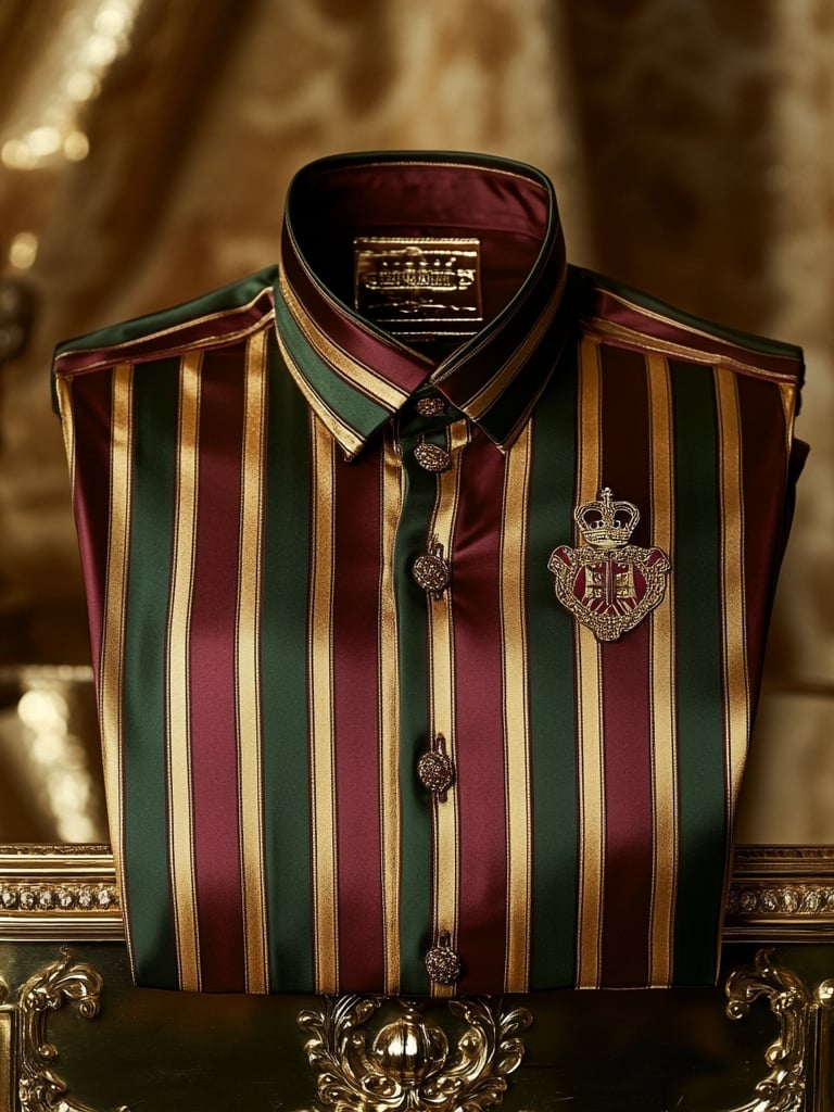 Men's Satin Luxe Long Sleeve Button Down Shirt
