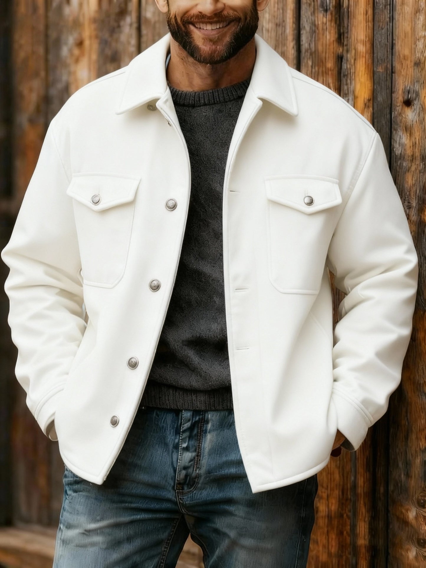 Men's Retro Christmas Jacket