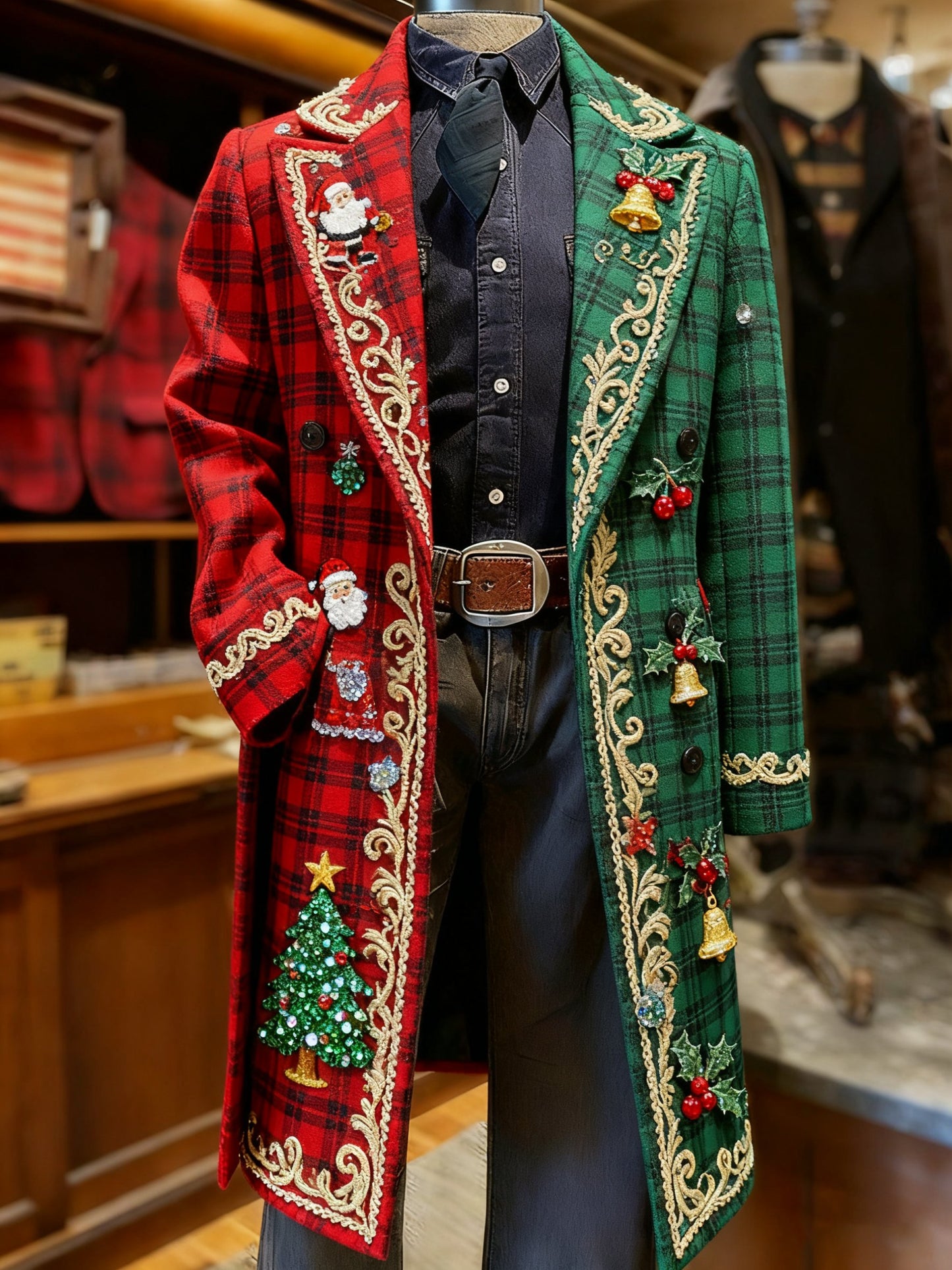 Men's Vintage Christmas Party Casual Jacket