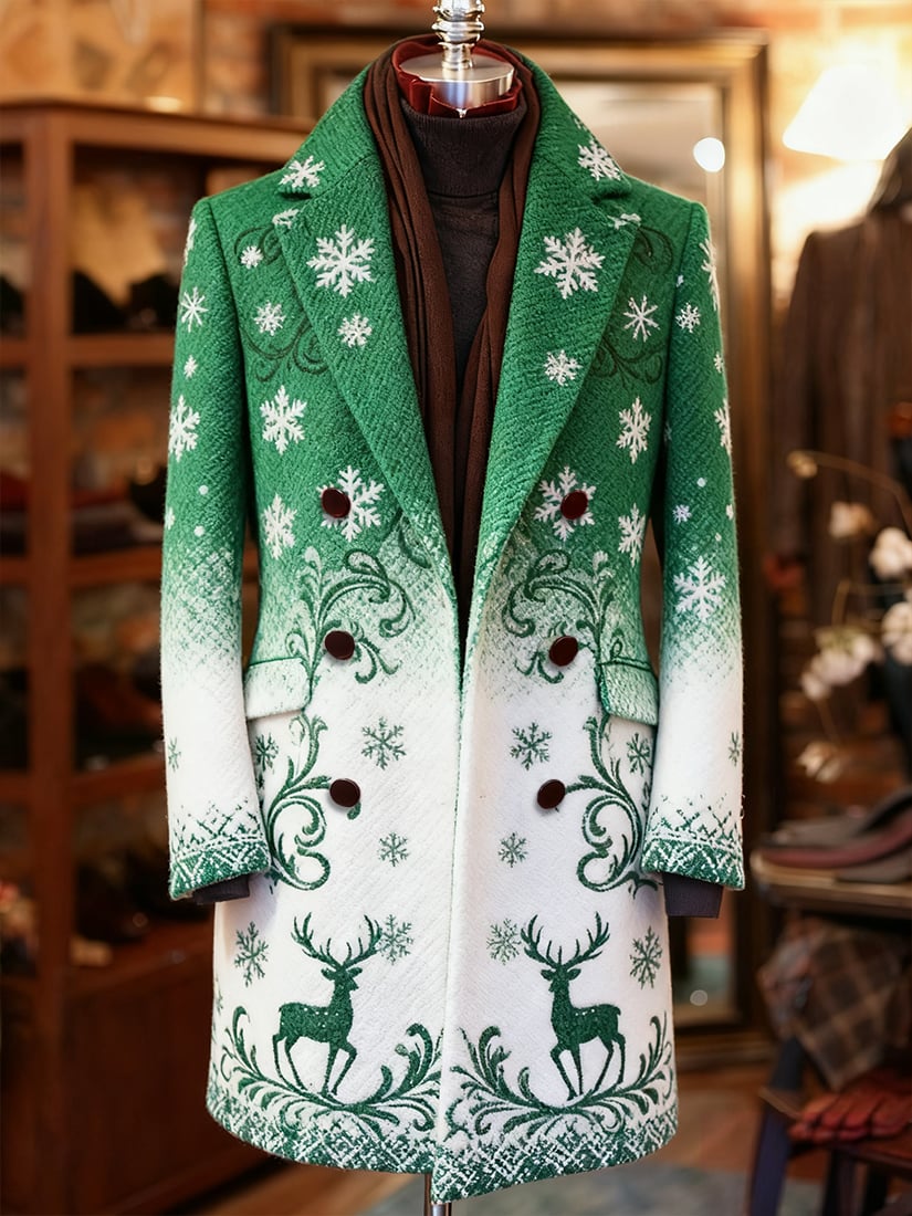Men's Vintage Christmas Party Casual Jacket