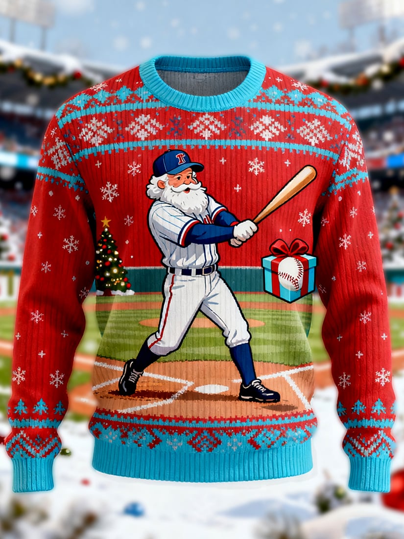 Men's Casual Fun Christmas Art Ugly Sweater