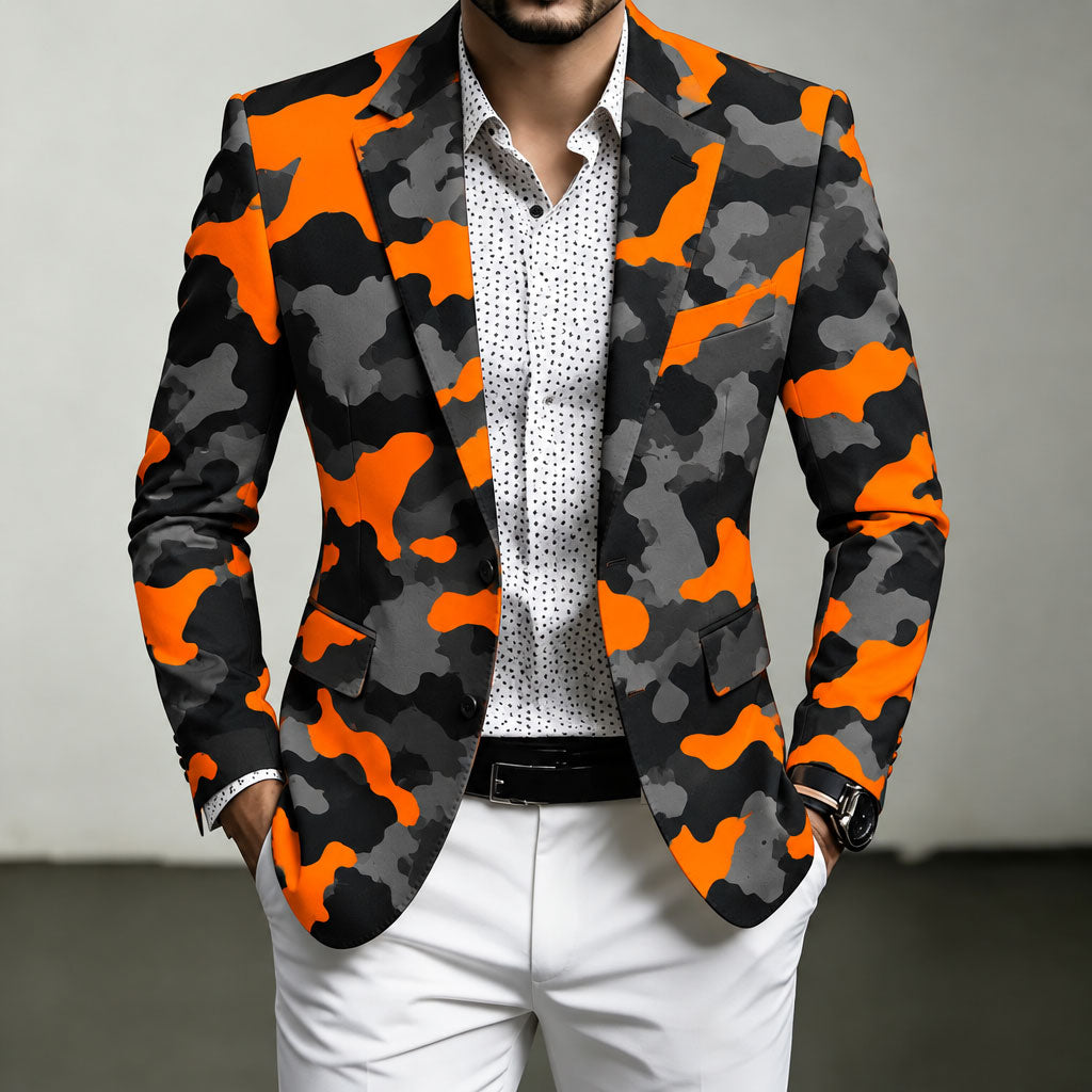 Men's Camouflage-Print Blazer