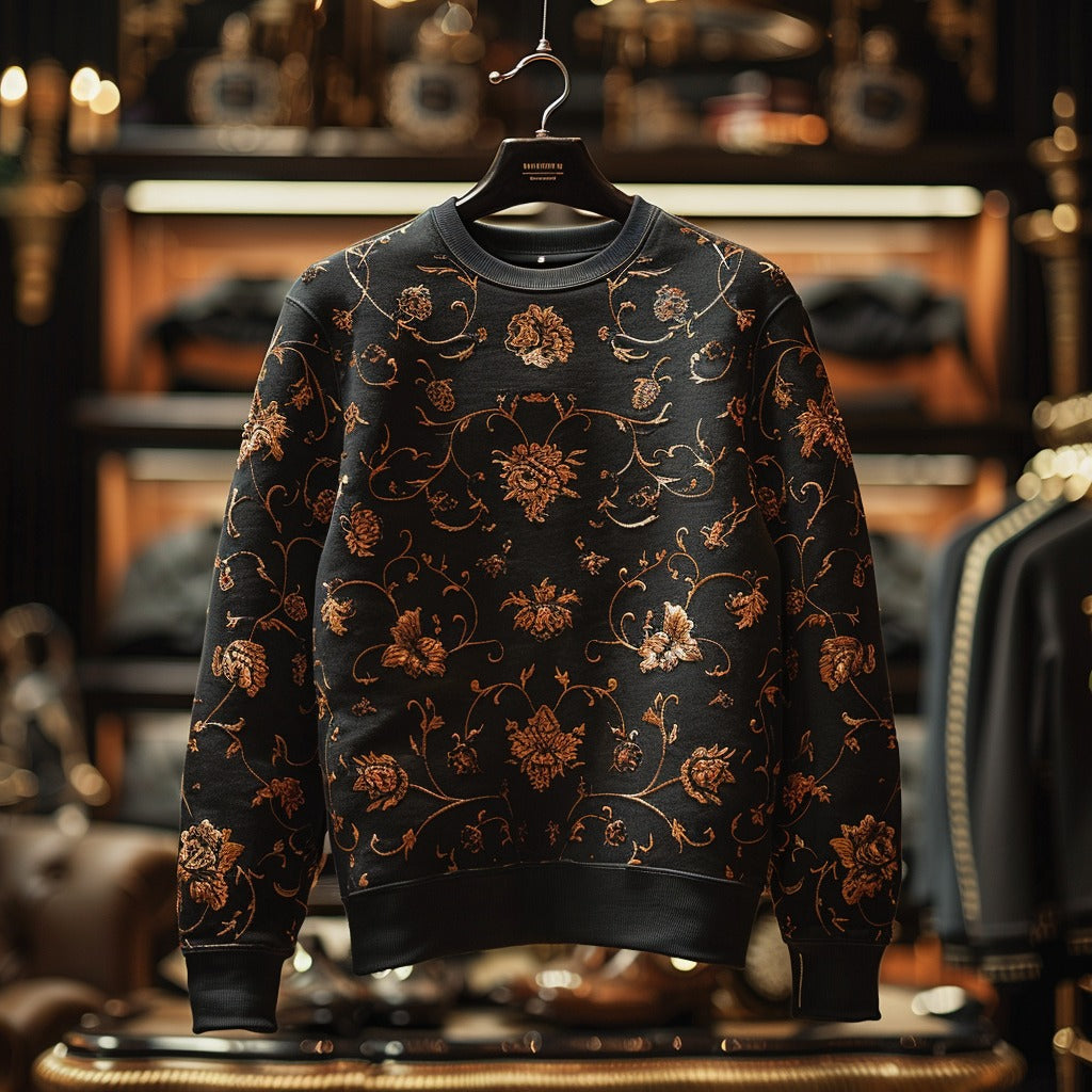Embrace Modern Elegance Stylish Prestige Man Sweatshirt