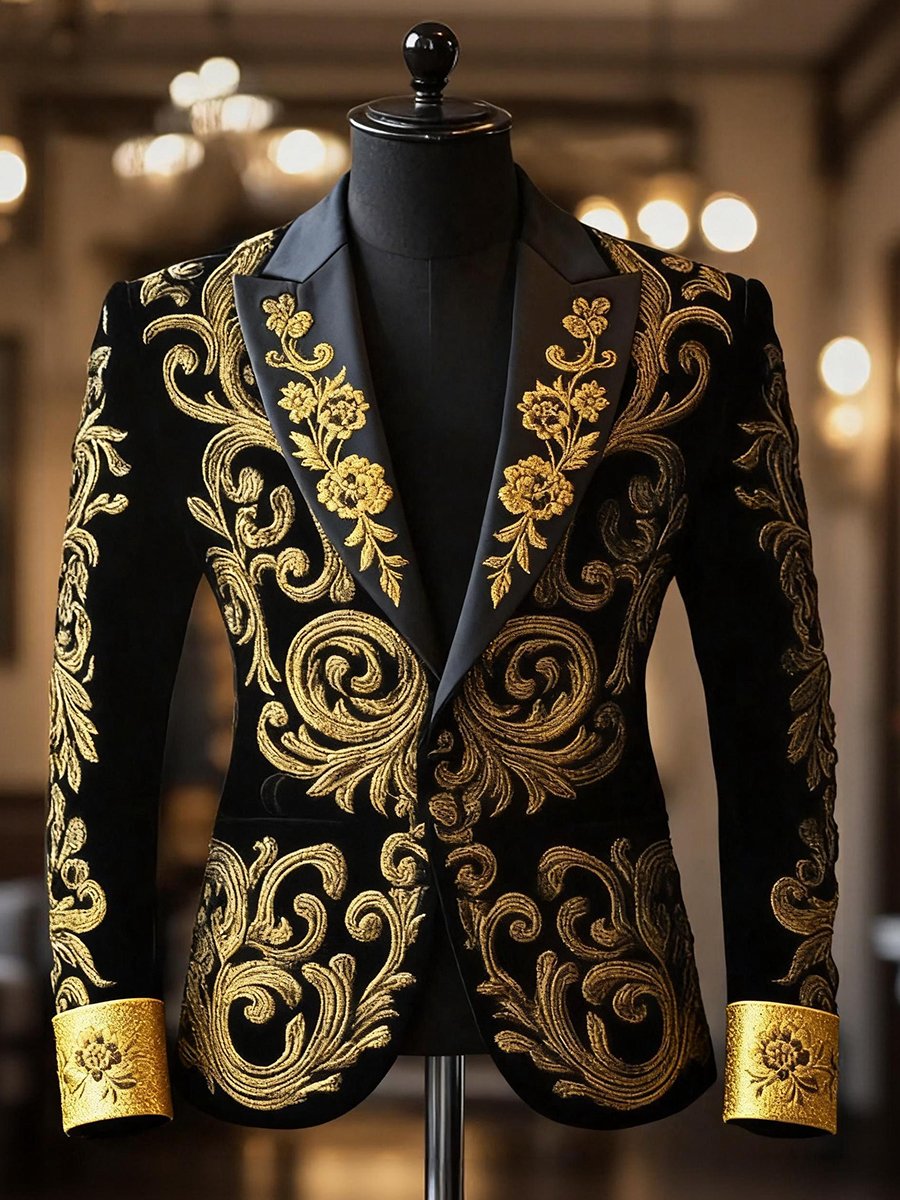 Men's Luxury Lapel Blazer