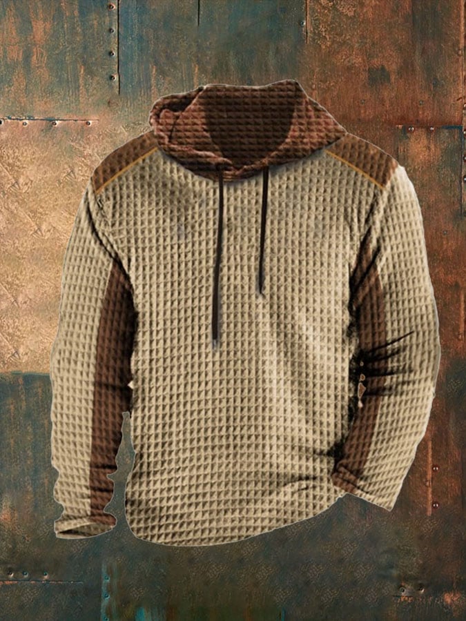 Men's Retro Casual Printed Long Sleeve Sweatshirt